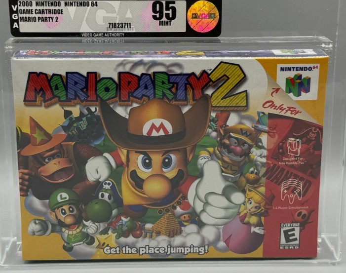 Mario Party 2 Nintendo 64 N64 Factory Sealed Brand New VGA 95 Graded